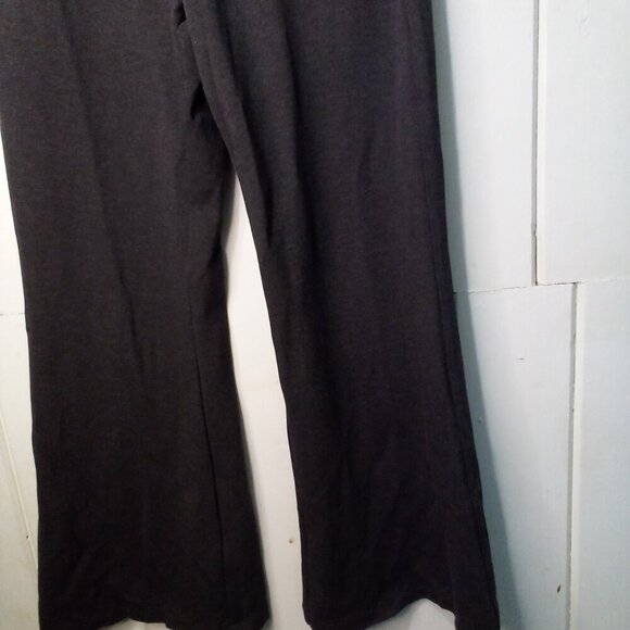Old Navy Pants Women 12 Flare Trouser Soft Stretch Gray - Picture 8 of 15